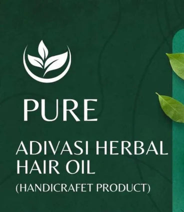2 Adivasi Herbal Hair Oil Bottle For Men and Women– 100% Natural Tribal Formula for Hair Fall Control, Strong Roots & Healthy Hair (100 ml)