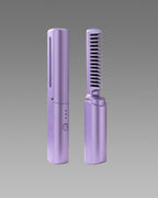 Portable Mini Hair Straightener,Cordless, Rechargeable, Mini Adjustable, Meneflix Hair Straightener Hot Comb