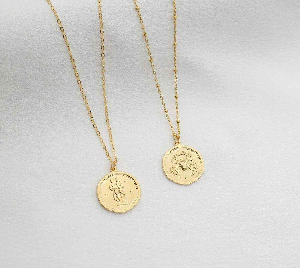 Gold Plated Zodiac Sign Necklace